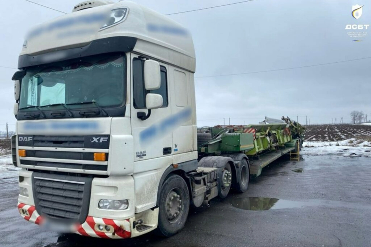 На Черкащині перевізник заплатить понад 50 тисяч гривень штрафу через перевищення габаритів авто