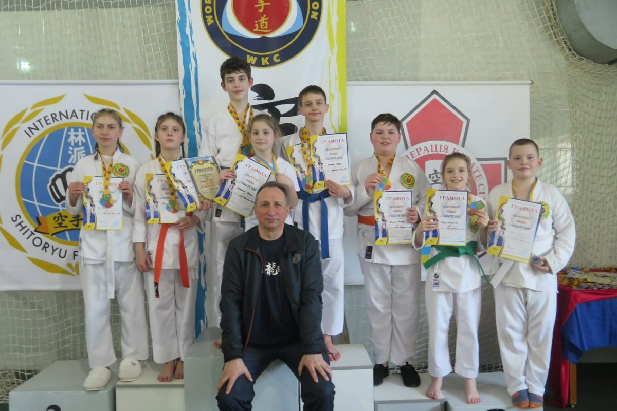 Юні каратисти зі Сміли вибороли нагороди на відкритому чемпіонаті Києва