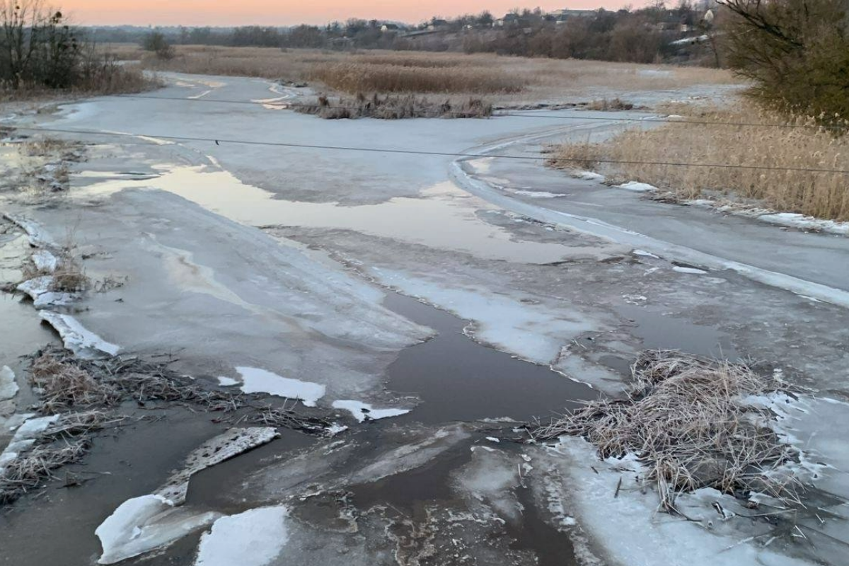 На Черкащині через повінь зруйнувався шлюз на річці Тясмин