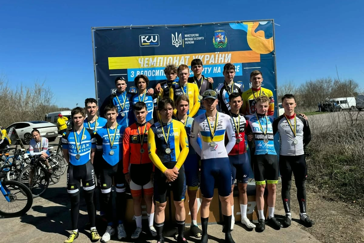 Велогонщики Черкащини вибороли «золото» та «бронзу» чемпіонату України