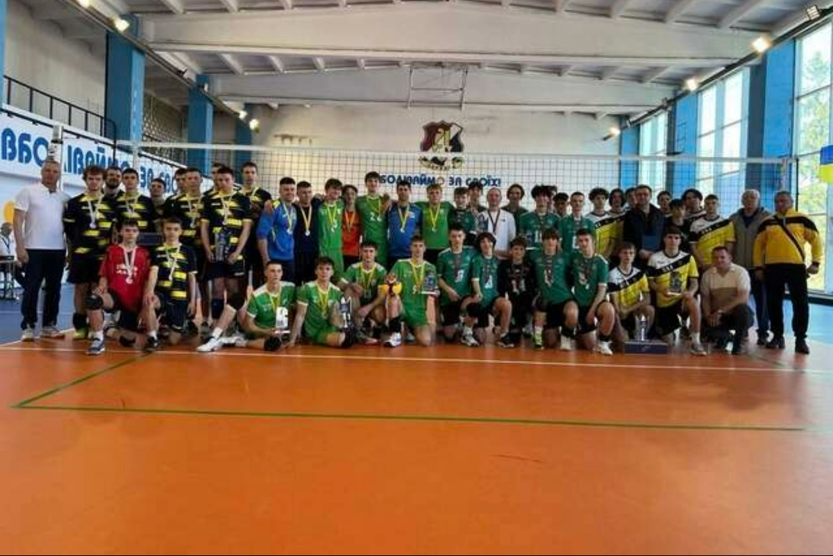 «Маяк» із Піщаного — чемпіон Черкащини з волейболу серед юнаків