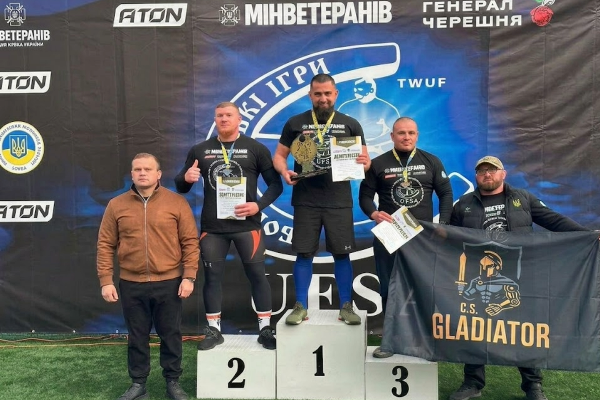 Спортсмен з Черкащини став чемпіоном з богатирського багатоборства