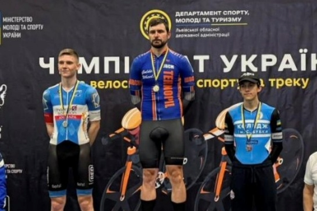 Спортсмен з Черкащини здобув срібло і бронзу на чемпіонаті України з велоспорту