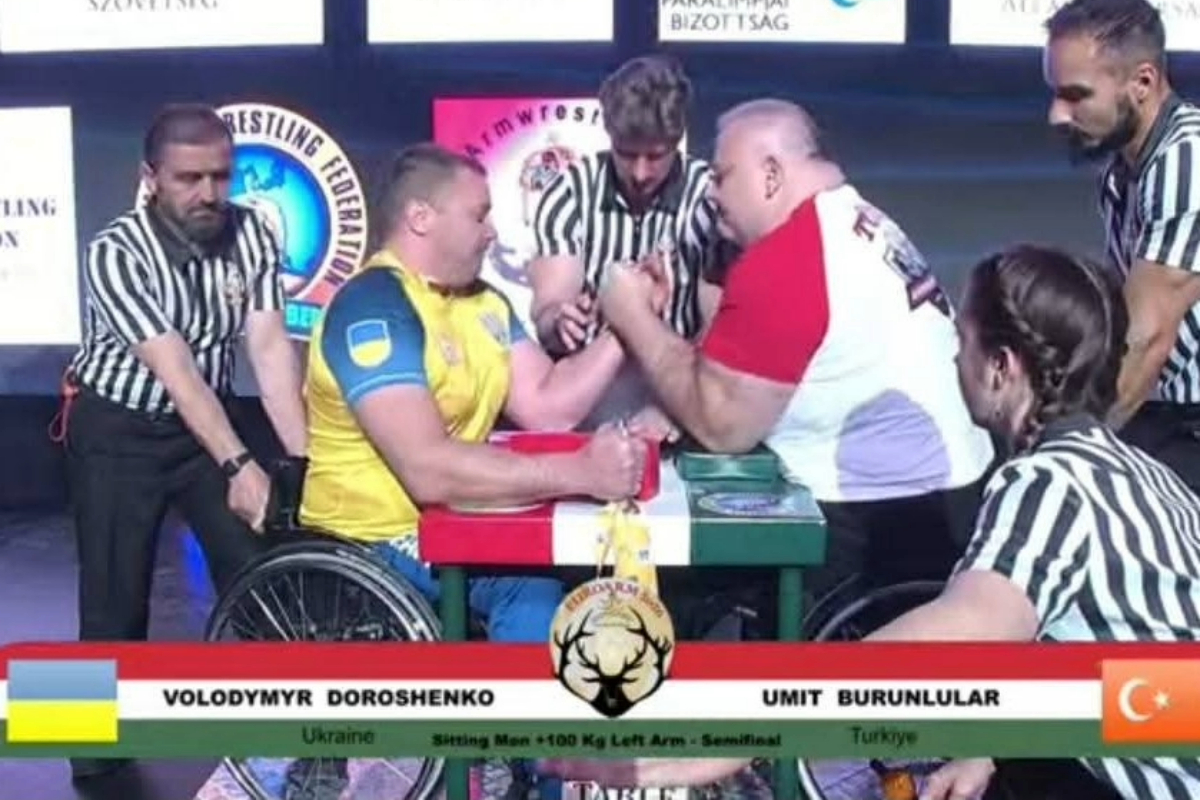 Спортсмен з Черкащини став срібним призером Чемпіонату Європи з пара-армрестлінгу