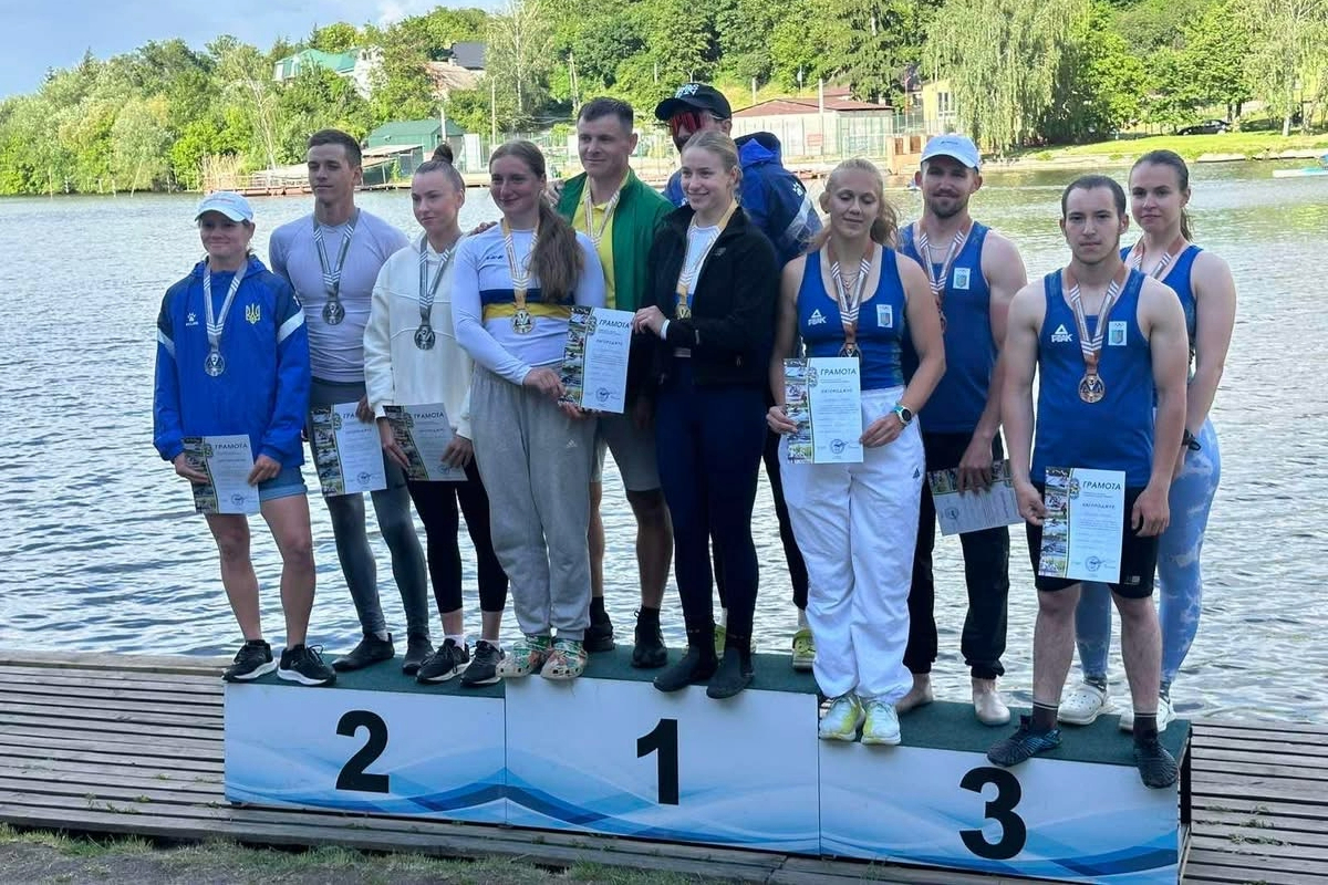 Веслувальники з Черкащини вибороли 9 медалей на чемпіонаті України