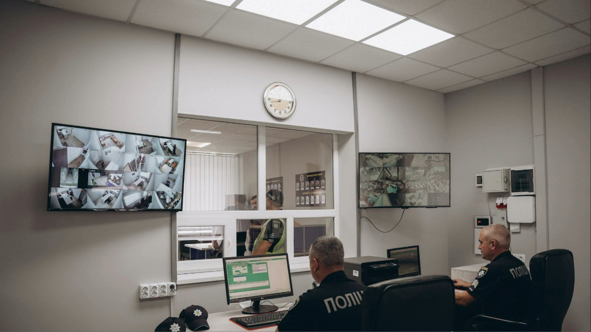 На Золотоніщині запрацювала система відеоконтролю за затриманими