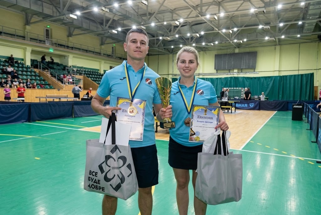 Спортсмени з Черкащини здобули 2 призові місця на тенісному турнірі у Львові