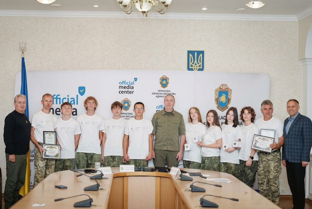 Команда з Черкащини здобула третє місце на всеукраїнському форумі «Захист України – 2026»
