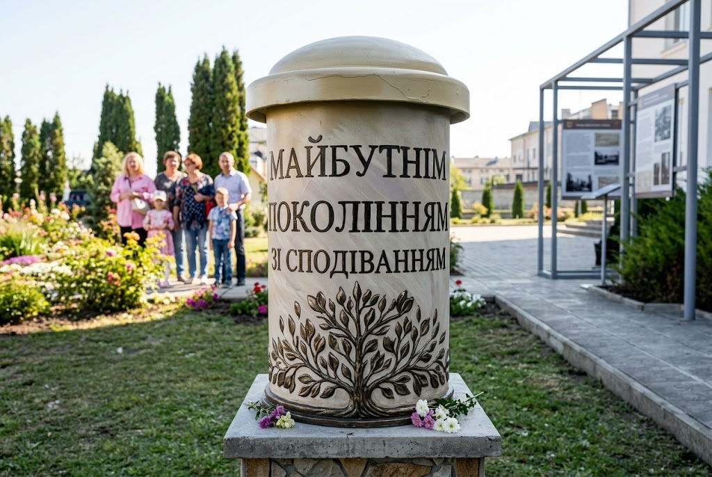 У Жашкові заклали капсулу часу яку відкриють у 2036 році